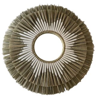 Mendong mirror with cotton decoration